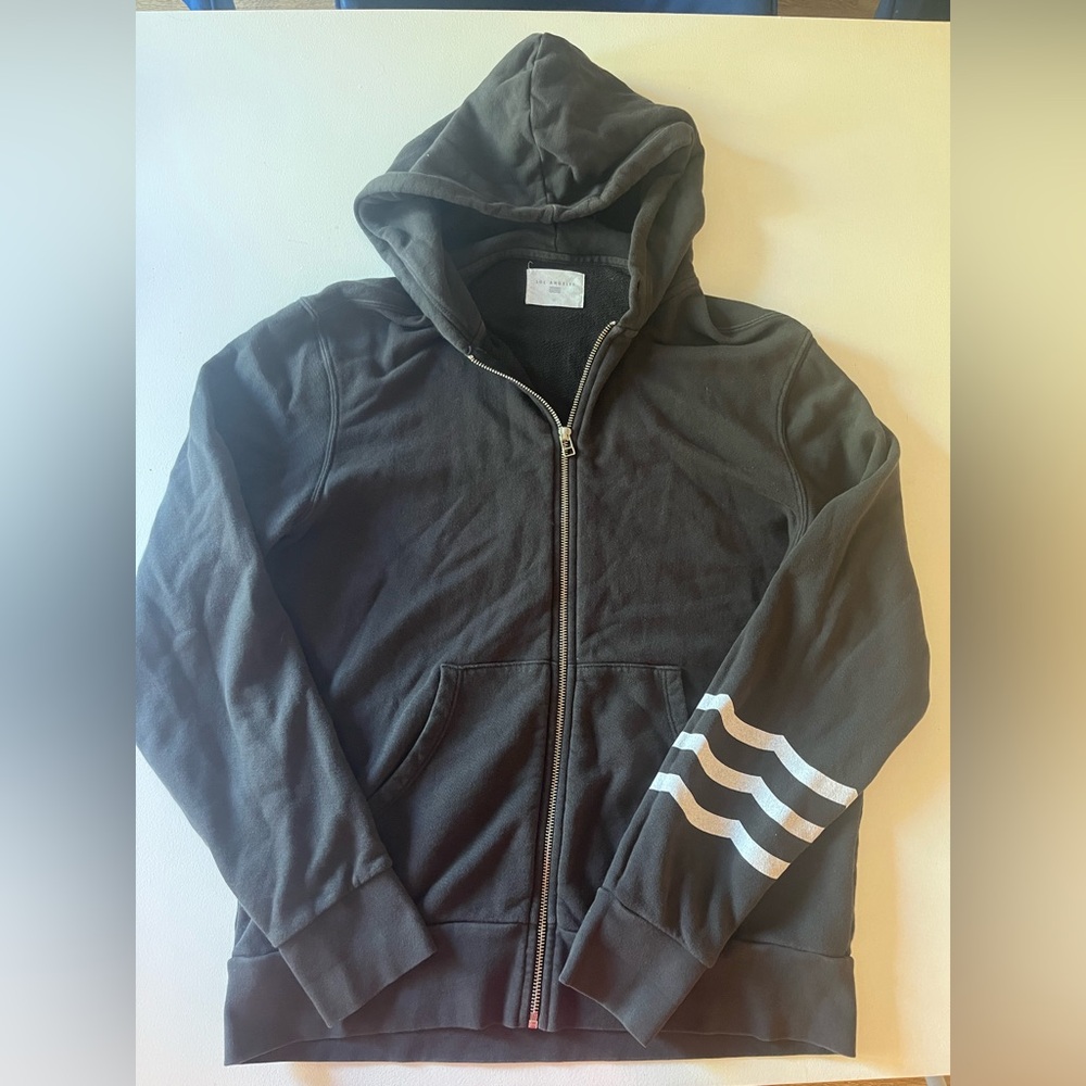 Sol Angeles zip hoodie. Grey. Medium.